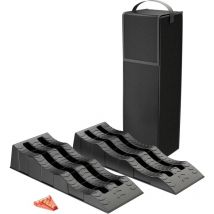 Xpotool - Set de 2 niveladoras 40/70/100mm cuñas de nivelación con bolsa y nivel de burbuja hasta 3,5 t