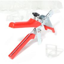 Set per livellamento piastrelle 100 distanziatori 1,0mm e 1 pinza per posa pavimenti - Xpotool