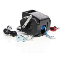 XPOtool Treuil électrique 12V Treuil motorisé Appareil de levage jusqu’à 1570kg Moteur 350W 1,8m/min