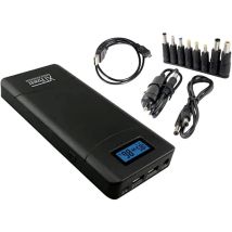 Xtpower - Xt-20000 Qc3 Powerbank (batterie Supplémentaire) 20100 Mah Li-ion Usb, Prise Femelle Dc 3,5 Mm Noir Affichage D