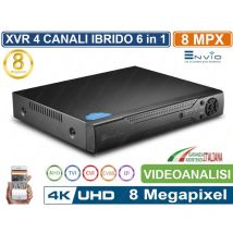 Xvr dvr 6in1 ahd cvi tvi cvbs xvi ip 4CH canali 8 mpx cloud P2P utc videoanalisi
