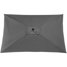 XVX - Auvent de Remplacement pour Parasol de Terrasse Toile de rechange pour parasol d'extérieur Épais et résistant pour extérieur Gris