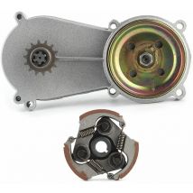 Kit d'embrayage de bote de vitesses, botier de tambour 14T adapté aux pièces de Mini Pocket Quad Dirt Bike 47cc 49cc - XVX