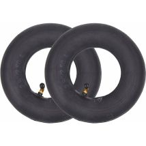 Lot de 2 Chambres à air avec Tige de Valve pliée TR87 2.80/2.50-4 280/250-4 Remplacement pour Diables, Chariot Utilitaire, Tondeuses à Gazon,