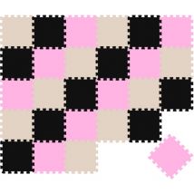 27 Teile Baby Kinder Puzzlematte ab Null - 30x30 Puzzle Spielmatte Krabbelmatte