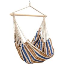 Xxl Hängesessel 185x130cm Hängestuhl 2 Personen Hängesitz bis 150kg Baumwolle Hängematte 360° Swifel