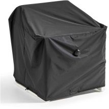 Housse de fauteuil de jardin noire 75 x 75 x 60 cm