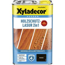 Xyladecor - Holzschutz-Lasur, Ebenholz, 4 l