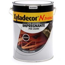 N protect Fondo Impregnante per Legno Esterno a base solvente, Protettivo e Decorativo, Pronto Uso, colore castagno 5L - Xyladecor