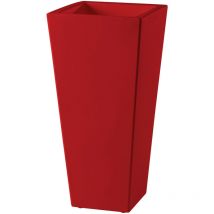Y-Pot Rosso fiamma - 44/44 h 90 cm Vaso decorativo in polietilene originale Slide colorato giardino di design esterno interno bar ristorante hotel