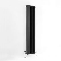 Traditional Anthracite 3 Column Radiators 1800mm high 290mm wide