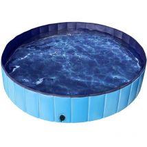 Yaheetech - Piscine pour Chien Pliable xxl Piscine Baignoire Bassin de Baignade Portable Bain pour Chien/Chat Animal Extérieur Intérieur Antidérapant