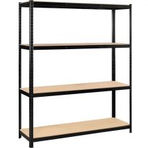 Yaheetech - Scaffale/Scaffalatura Metallo a 4 Ripiani per Garage 150 x 45 x 180 cm Altezza Regolabile Portata Massima 265 kg per Ripiano Scaffali da