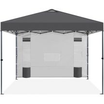Yaheetech - Tonnelle de Jardin Pop-up, Tonnelle Pliante 3x3 Imperméable avec Parois Latérale, Barnum Pliant Anti-UV en Hauteur Réglable pour Jardin