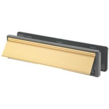Yale - Locks Letter Plate Gold (Visi-Packed) 300mm (12in) YALLP440634C