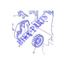 Yamaha - 2XX-12611-00 - Ventilateur carter de refroidissement - Booster 50 /Active 80 1990/94