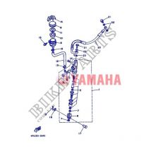 Yamaha - 4FU-25895-00 - Manguera depósito líquido freno trasero - XTZ750 Super Ténéré 1990