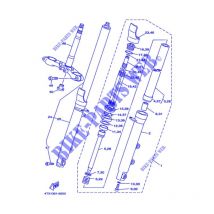 4TX-23136-00 - Fourreau de fourche (gauche) - tdm 850 1996/01 - Yamaha