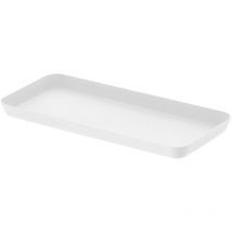 4221 tower Vassoio servizi l, bianco, Acciaio, minimalista, 22 x 10 x 1.5 cm - Yamazaki