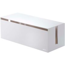 Home Web Cable Box - Scatola Organizzatrice Per Cavi Bianco - Yamazaki