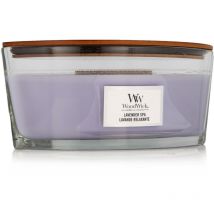 Woodwick - lavender Spa scented candle de crystal Hearthwick ellipse 16oz