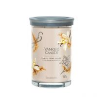 Signature Candela in Tumbler Grande Vanilla Creme Brulee 100 Ore - Yankee Candle