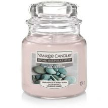 Duftkerze Kleines Glas Stony Cove 104 g grau Duft Kerze Duftkerzen - Yankee Candle