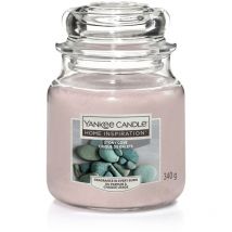 Duftkerze Mittleres Glas Stony Cove 340 g, grau Duft Kerze - Yankee Candle