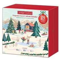 Calendrier Livre De L'Avent Bougies Parfumées – 24 Bougies En Cire – Coffret Festif Avec Photophore – Ambiance Chaleureuse Pour Noël – Yankee Candle