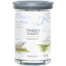 Candela a 2 stoppini Clean Cotton Yankee Candle 567g