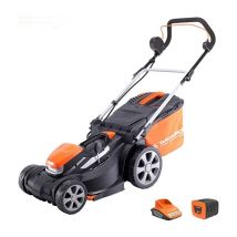 Yard Force 40V 34cm Cordless Lawnmower with lithium ion battery & quick charger