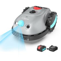 YARDCARE V100 Mähroboter ohne Begrenzungskabel, mit Vision-Navigation, Hindernisvermeidung(150 Arten), 4,0 Ah Akku Rasenmäher Roboter, Rasenroboter