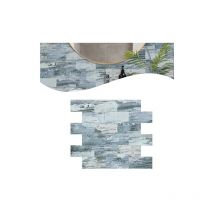 YARDIN Autocollants pour carrelage de cuisine, film adhésif pour carrelage, carrelage mural, films adhésifs pour carrelage, protection contre les
