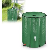 Yardin - Baril de pluie pliable, Récupérateur d'eau de pluie pour l'arrosage du jardin, Baril de pluie étroit et haut - facile à ranger, pvc
