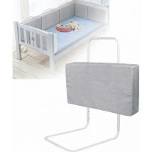 Barrière de lit pour enfant, barrière de protection contre les chutes, barrière de lit pour enfants, barrière de lit réglable en hauteur de 40 à 60