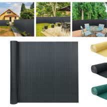 Yardin - Brise-Vue en pvc pour Jardin et Terrasse, Clôture de Protection Visuelle, Résistante aux Intempéries, avec Serre-câbles(120 x 500 cm,