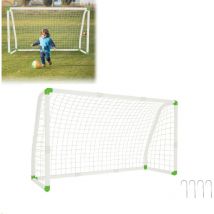 But de football avec filet de but pour enfants et adultes, résistant aux intempéries, adapté au jardin ou au club de football, 180x120x80 cm - Yardin