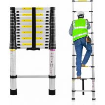Yardin - chelle télescopique en aluminium, échelle polyvalente, échelle extensible, échelle multifonctionnelle, escabeau, échelle inclinée, capacité