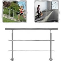 Yardin - Rampe d'escalier en Acier Inoxydable, Garde-Corps en Acier Inoxydable intérieur et extérieur pour Balustrade d'escalier Balcon de Jardin