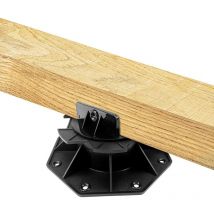 Yardin - Palier de terrasse réglable en hauteur Palier de poutre réglable Palier de terrasse pour sous-construction de planches de terrasse, dalles