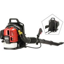 Yato Benzin Rucksack‐laubbläser, 1,45 kw Leistung, 280 km/h Luftstrom, 890 m³/min Volumen – Profi Grünflächenpflege Laubsauger