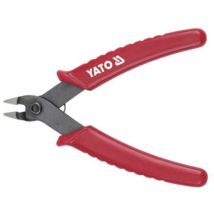 Yato isolierte Seitenzange 125mm – Abisolierfunktion für 20-18 AWG – Komfortable Griffe – 5906083922619
