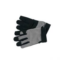 Yato - YT-74651 Handschuh de Sicherheitshandschuhe de Gärtnerhandschuh Schwarz, Grau Baumwolle, Kunstleder 1 Stück(e)