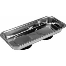 Yato Magnetische Schüssel – Edelstahl – 152 x 68 mm – Rechteckig – 2 Magnete – 16 mm Dicke