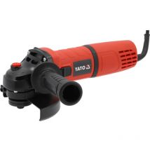 Yato - modelo YT-82089, Amoladora angular 125mm 720W, con regulación de velocidad, ideal para cortar, pulir y lijar materiales duros, herramienta