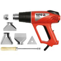 Yato - heisspistole 70600°C 2000W led mit zubehör 82293