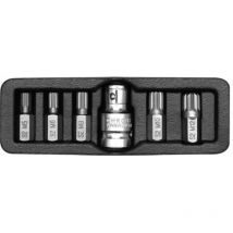 Modell YT-0414, 6-tlg. Schraubendreher-Bits/Spline-Set, ideal für Präzisionsarbeiten, langlebig und strapazierfähig, perfekt für Reparaturen und