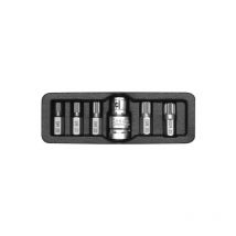 Yato - modelo YT-0414, Juego de destornilladores bits/spline 6pcs, ideal para trabajos de precisión, herramienta duradera y resistente, perfecta para