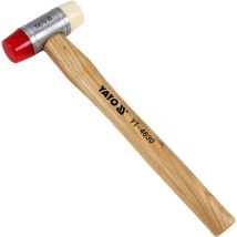 YT-4632 - pu et nylon têtes mallet avec manche de bois de 35 mm - Yato