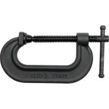 Yato - YT-6421 abrazadera Abrazadera en c 7,5 cm Negro